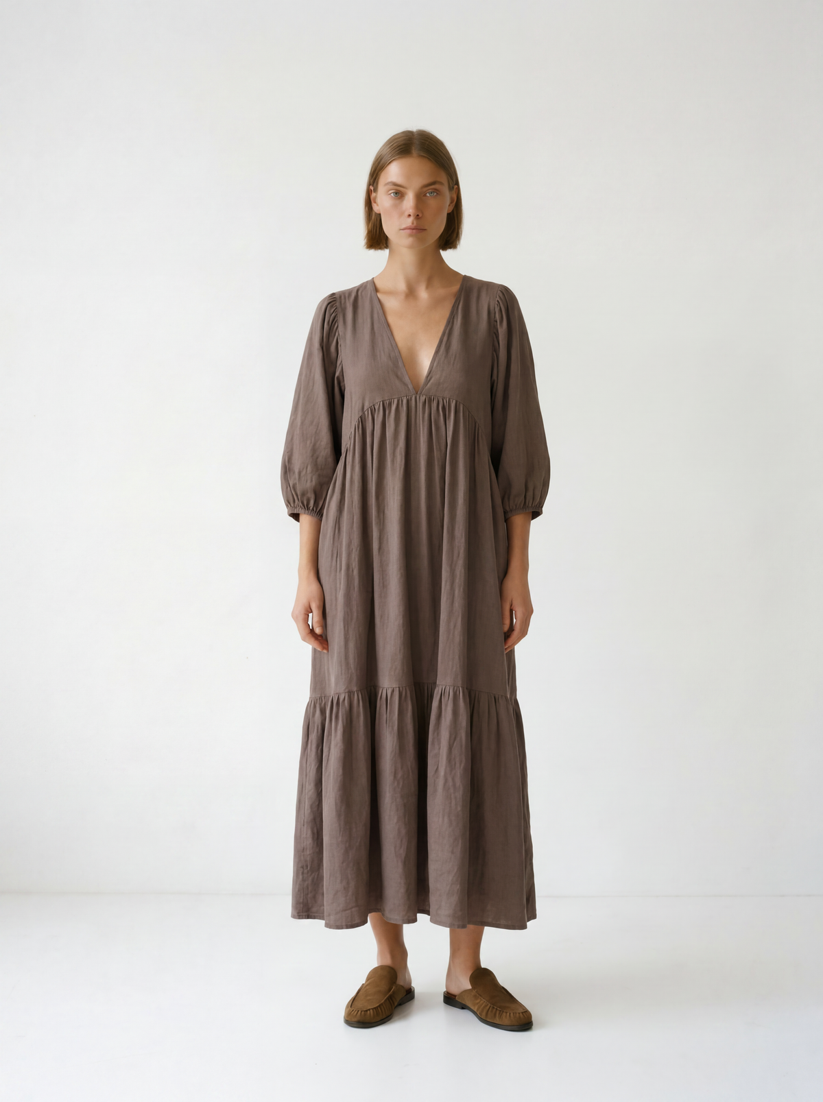 Vestido Grecia - Marrón