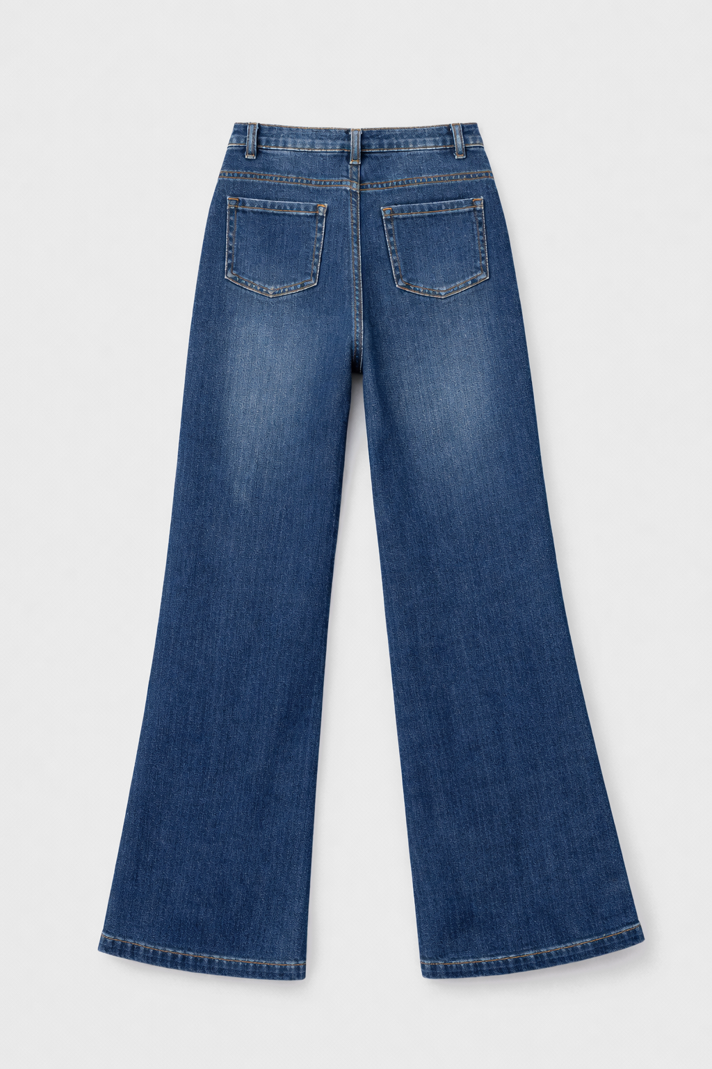 Jeans Flare Tachas - Azul