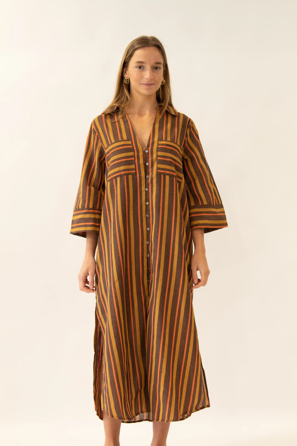 Camisola Rayas Naranja – Lua Basque