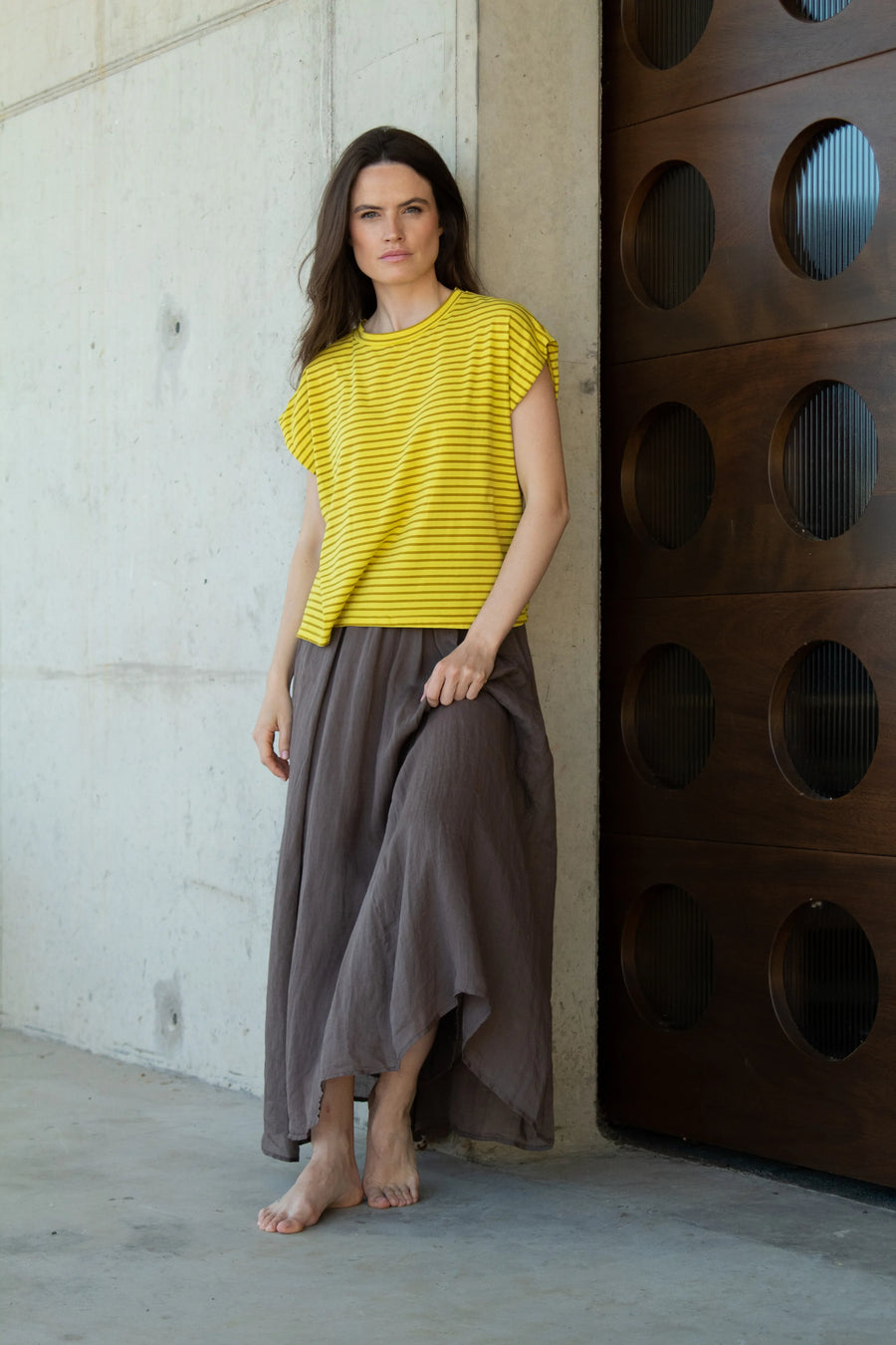 Falda Brisa - Marrón