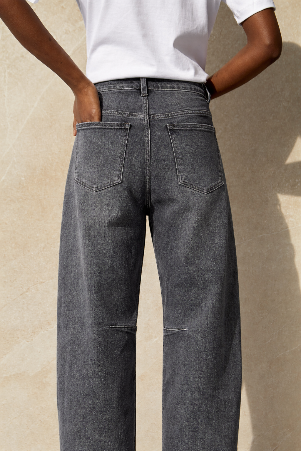 Jeans Balloon Gris - Gris
