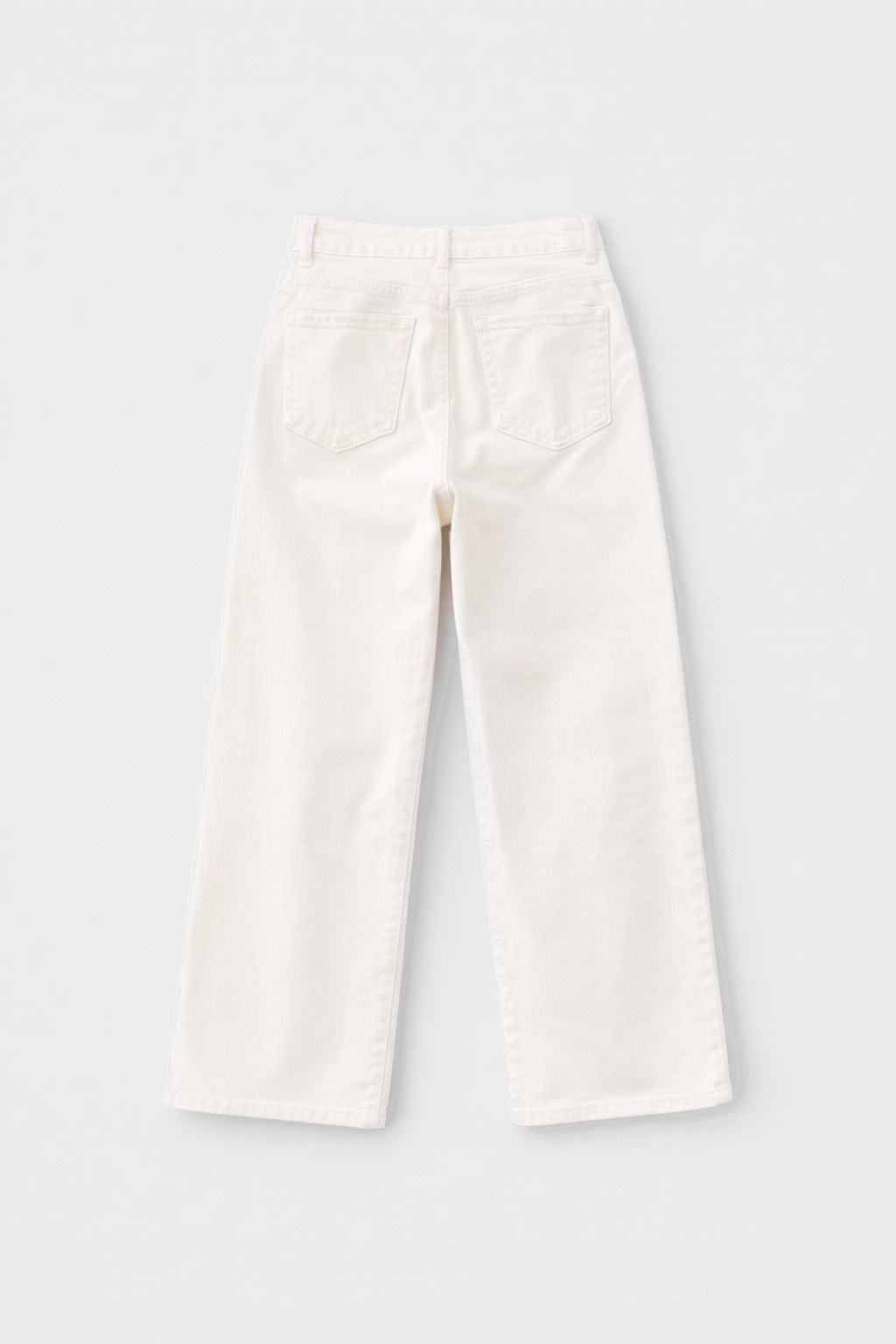 Pantalón Recto - Blanco