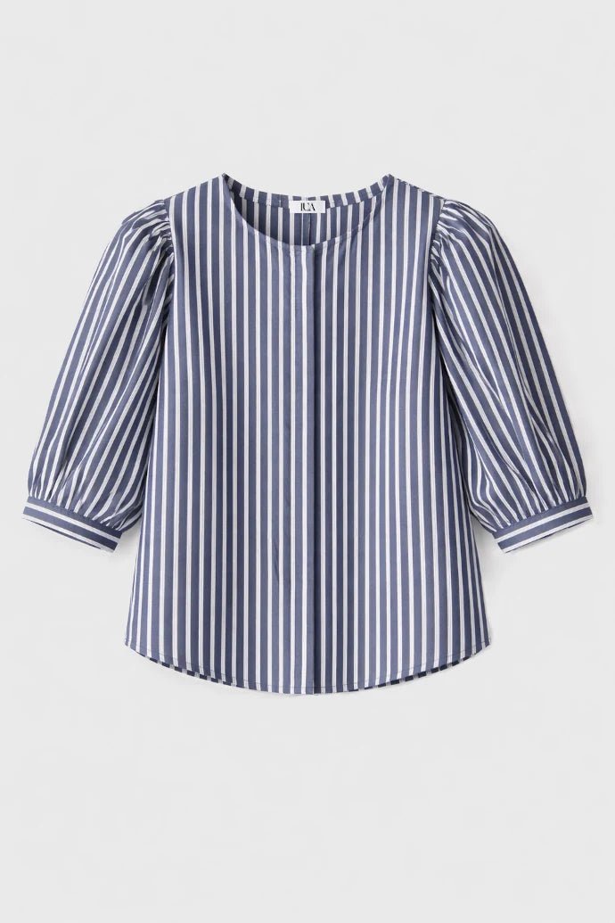 Blusa Rayas Azul - Lua Basque