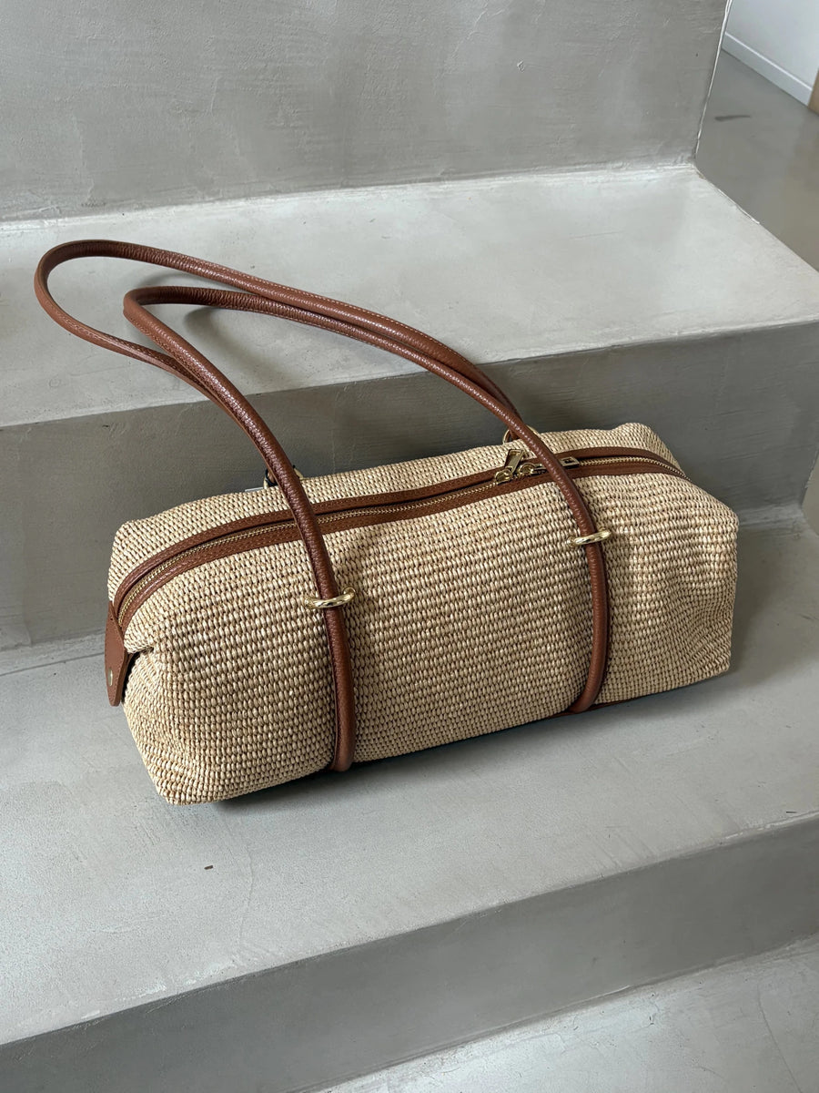 Bolso Baguette Rafia - Lua Basque