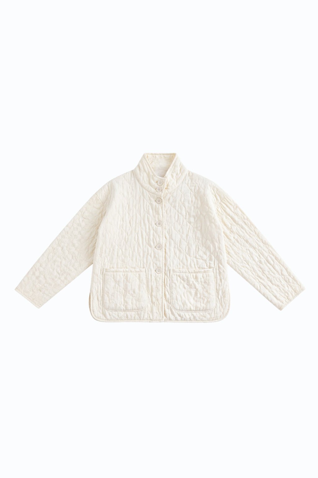 Chaqueta Acolchada Cuello Mao - Lua Basque