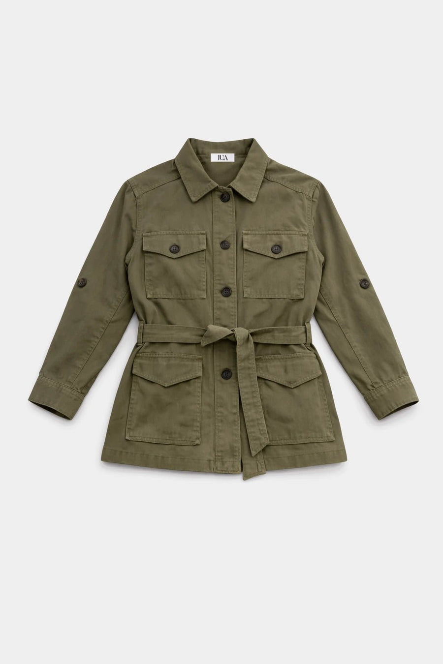 Chaqueta Sahariana Verde Caqui - Lua Basque