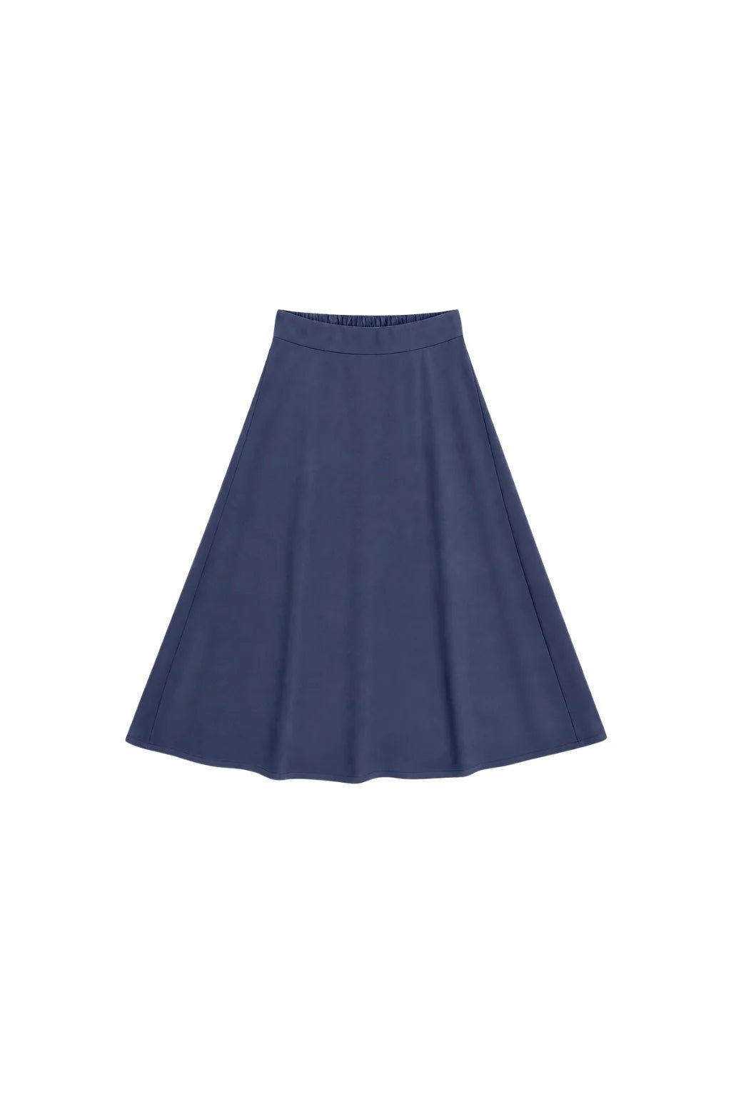 Falda Midi - Azul Marino