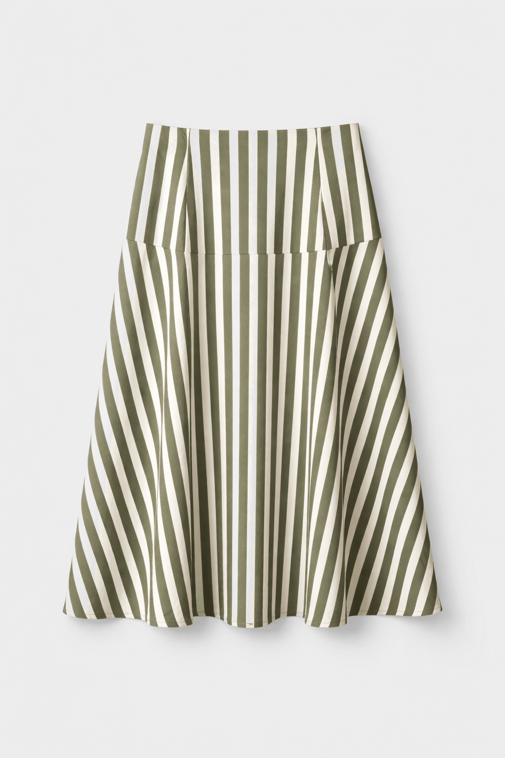 Falda Raya Ancha - Verde
