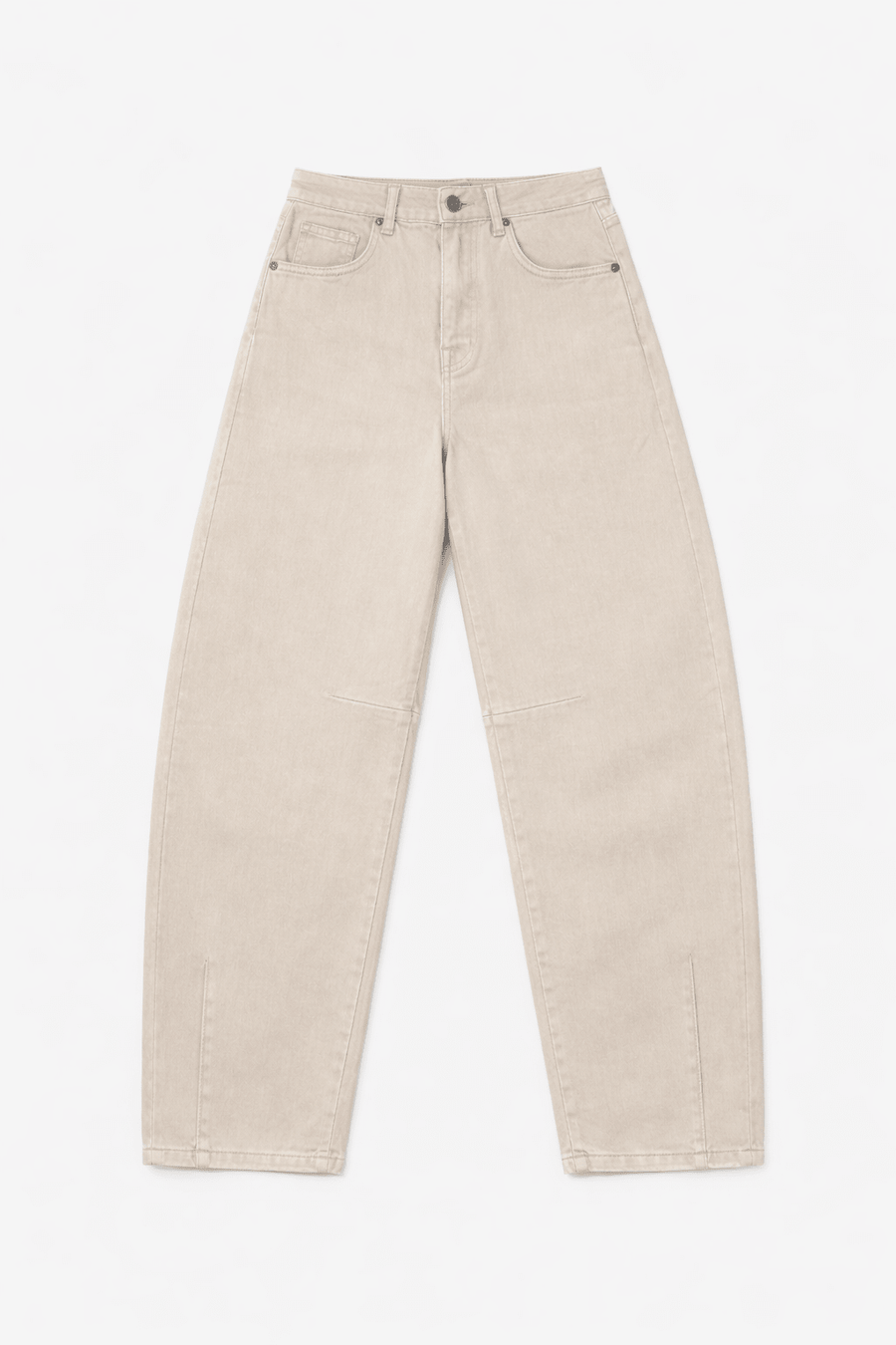 Jeans Balloon Beige - Lua Basque