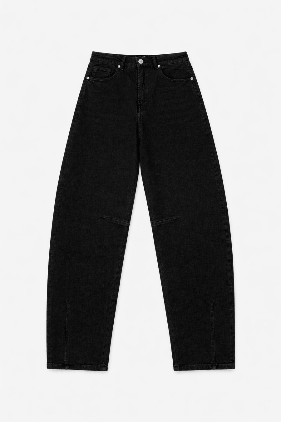 Jeans Balloon Negro - Lua Basque