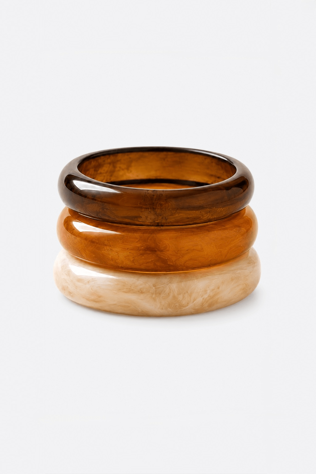 Pulsera Resina Triple - Tierra