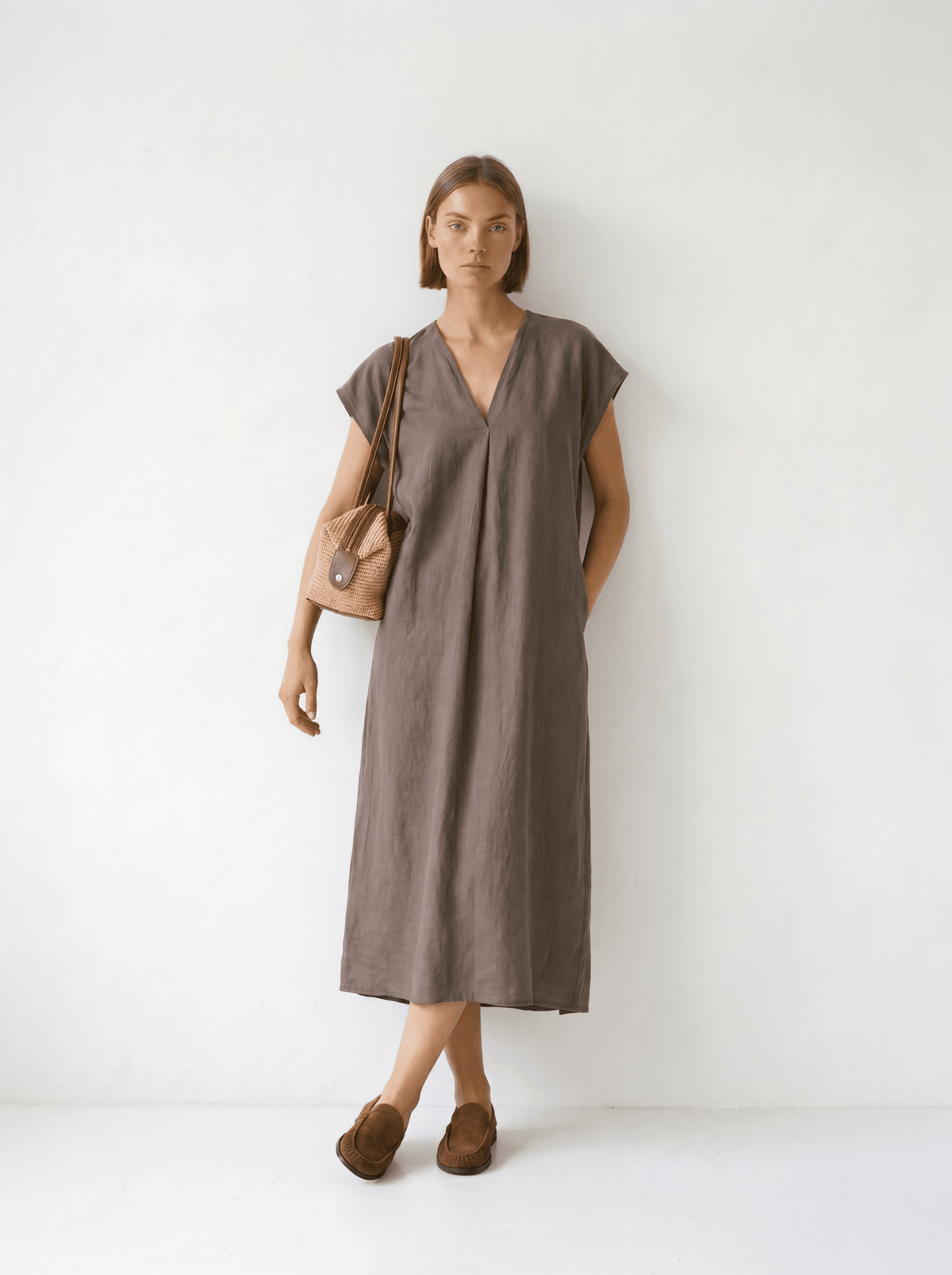 Vestido Túnica - Marrón